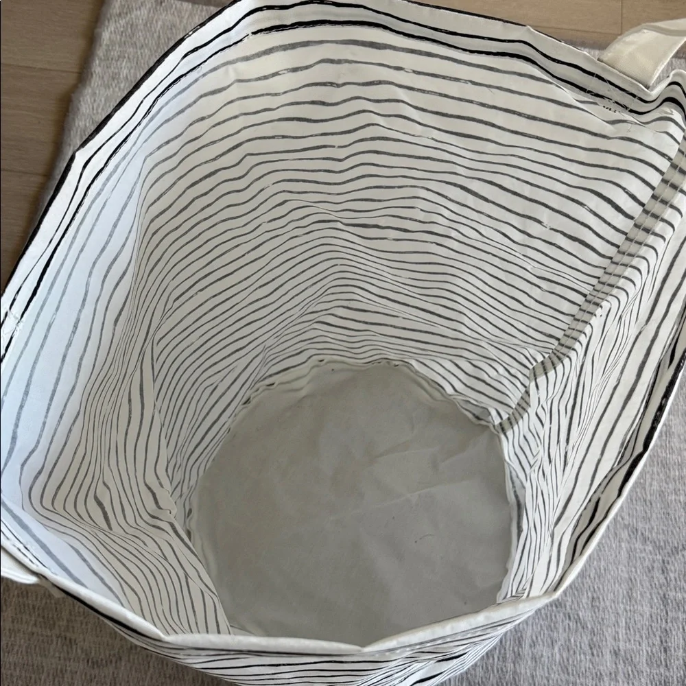 IKEA Striped Laundry Basket / Bag